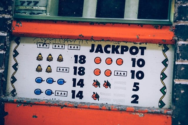 Ein Slot Jackpot Automat im Echtgeld Casino.